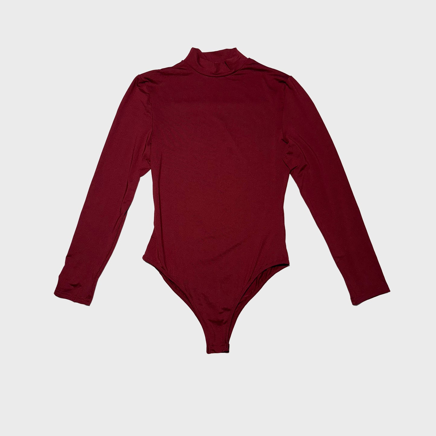Body manga larga vinotinto