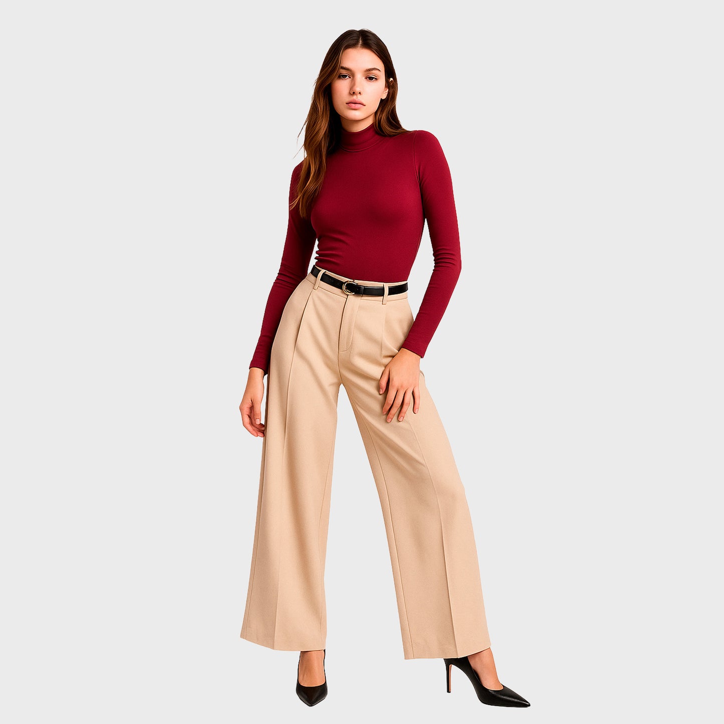 Light beige long pants