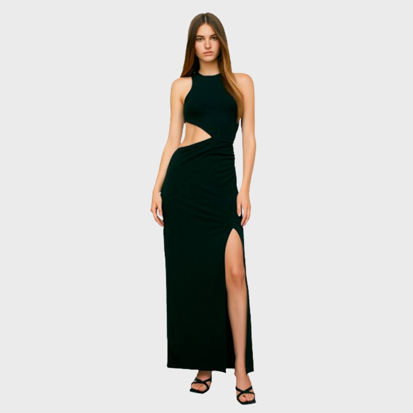 Vestido negro largo