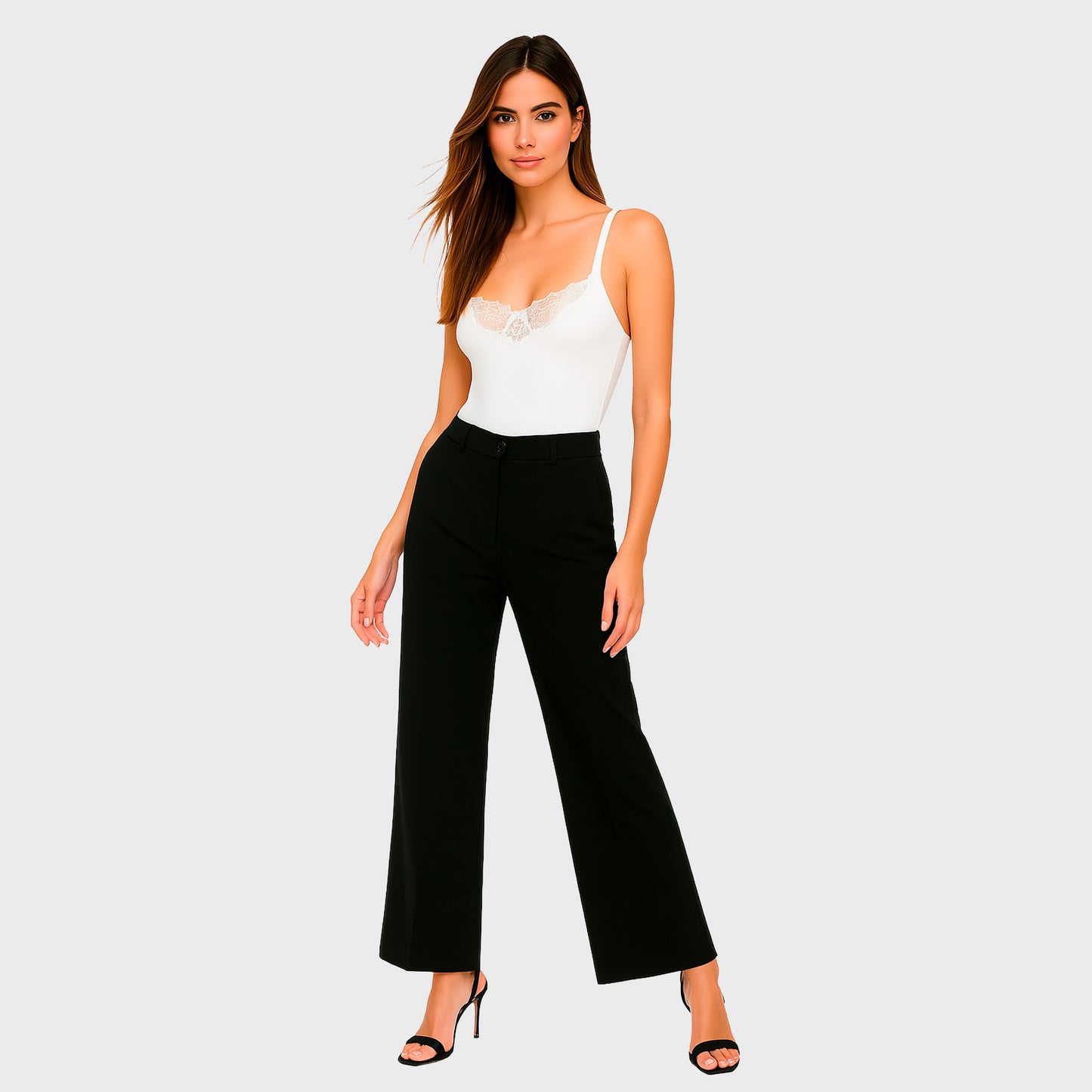 Pantalon negro largo