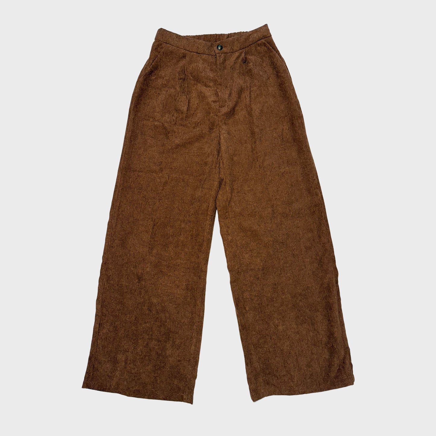 Pantalón ancho de pana  marron